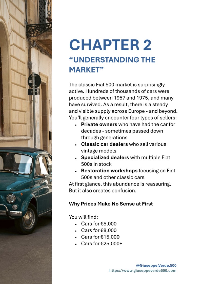 Fiat 500 Buyer's Guide , Chapter