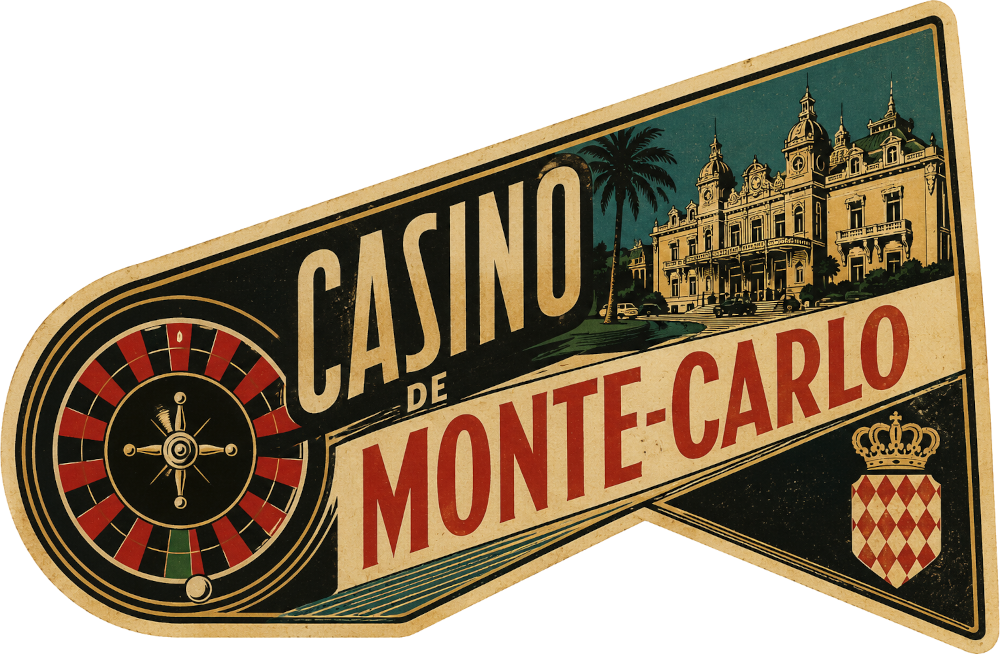 Casino de Monte-Carlo travel sticker