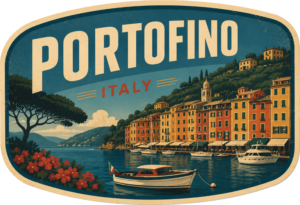 Portofino travel sticker