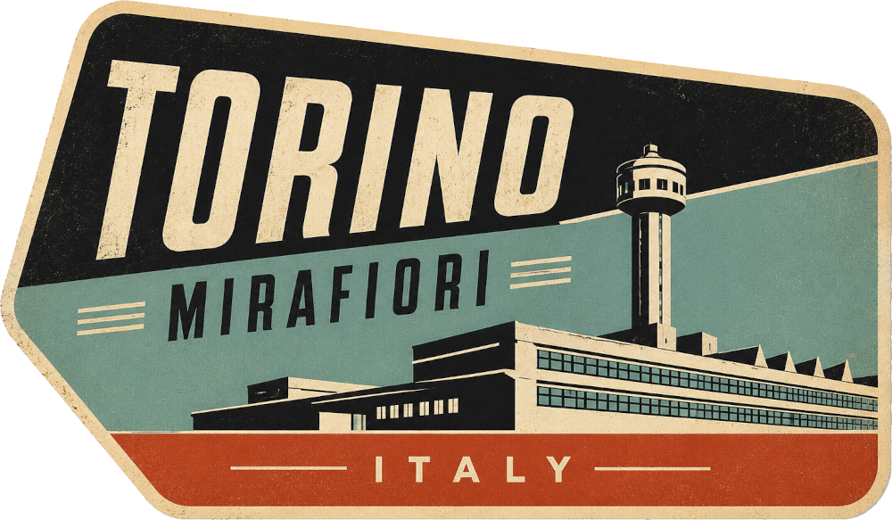 Torino Mirafiori travel sticker