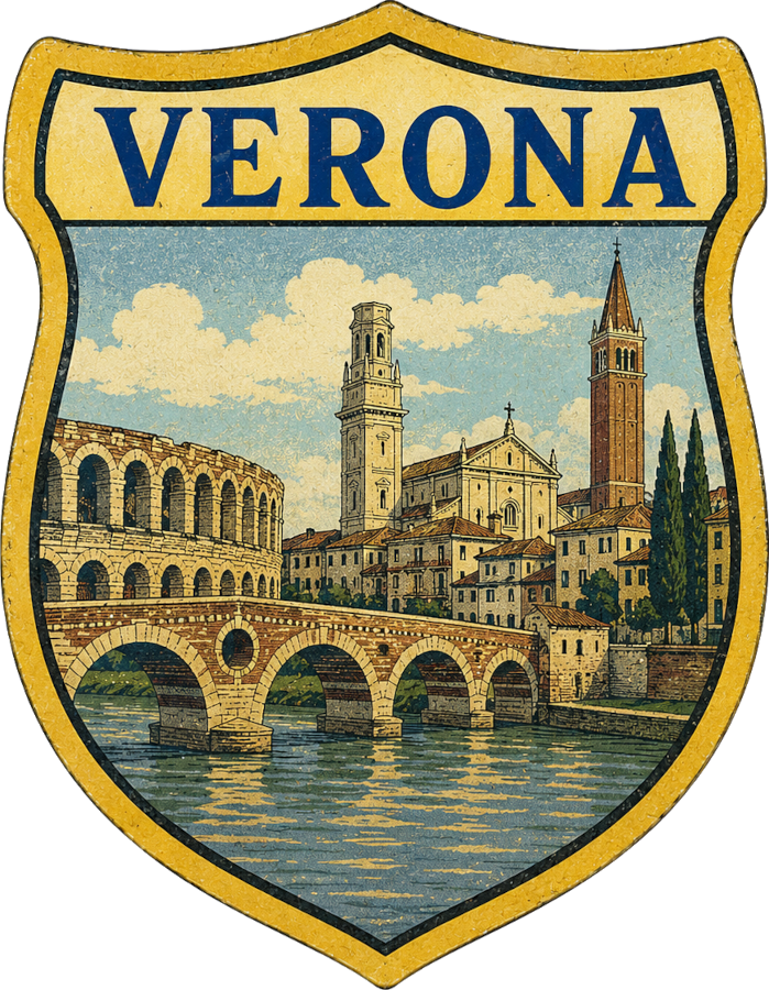Verona travel sticker
